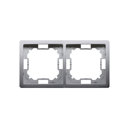 SIMON BASIC STANDARD INOX RAMKA 2X