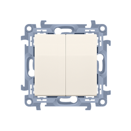 SIMON 10 MODUŁ KREM ŁĄCZNIK SERYJNY ZACISKI ŚRUBOWE 10AX 250 V