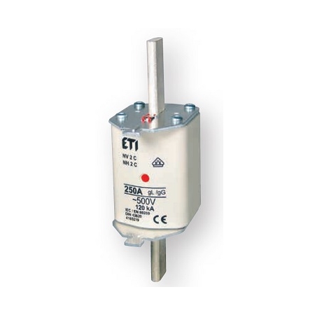 WT-2C NH2C 200A GG 500V WKŁADKA TOPIKOWA ZWŁOCZNA BM