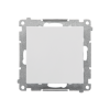SIMON 55 MODUŁ JASNOSZARY MAT ŁĄCZNIK 1-BIEGUNOWY ZACISKI SPRĘŻYNOWE 10AX 250V