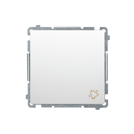 SIMON BASIC MODUŁ BIAŁY PRZYCISK "DZWONEK" ZACISKI SPRĘŻYNOWE 10AX 250V