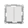 SIMON 55 MODUŁ JASNOSZARY MAT ŁĄCZNIK SERYJNY ZACISKI SPRĘŻYNOWE 10AX 250V