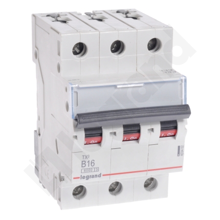 S303 TX3 WYŁĄCZNIK NADPRĄDOWY B 16A 3P 3M 6KA