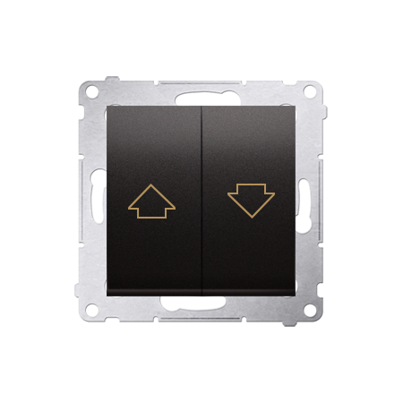 PRZYCISK ŻALUZJOWY Z BLOKADĄ ELEKTRYCZNĄ SZYBKOZŁĄCZA 10A 250V