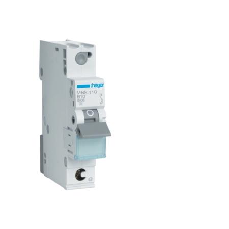 MBS110 WYŁĄCZNIK NADPRĄDOWY QUICKCONNECT B 10A 1P 1M 6KA