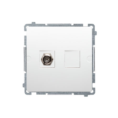 SIMON BASIC MODUŁ BIAŁY GNIAZDO TV TYP F