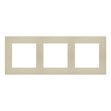 SIMON 55 SZAMPAŃSKI MAT RAMKA 3X LINE