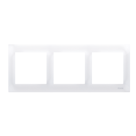 SIMON 54 PREMIUM BIAŁY RAMKA 3-KROTNA DR3/11