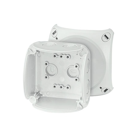 KF 0200 G PUSZKA INSTALACYJNA NT 93X93X62 POKRYWA PEŁNA BEZ ZACISKÓW IP66/67/69 IK09 SZARY