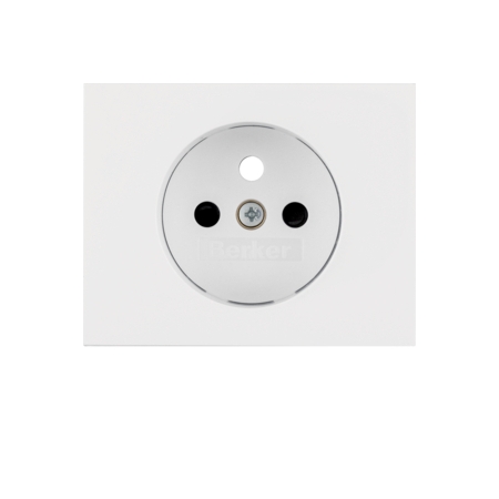 K.1 MODUŁ BIAŁY PŁYTKA DO GNIAZD 1X Z/U Z PRZESŁONAMI ONE PLATFORM