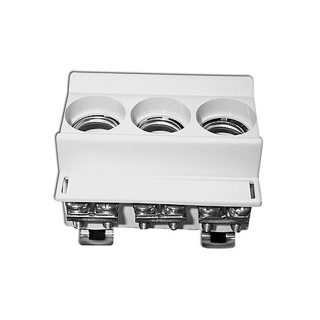 D02N/3-K E18 GNIAZDO BEZPIECZNIKOWE  D02 3P NA SZYNĘ