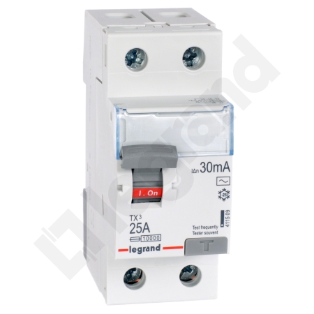 P302 TX3 25A/ 30MA/AC WYŁĄCZNIK RÓŻNICOWY 25A 2P 2M 30MA AC 10KA
