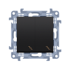 SIMON 10 MODUŁ CZARNY MAT ŁĄCZNIK UNIWERSALNY 2X ZACISKI ŚRUBOWE 10AX 250V