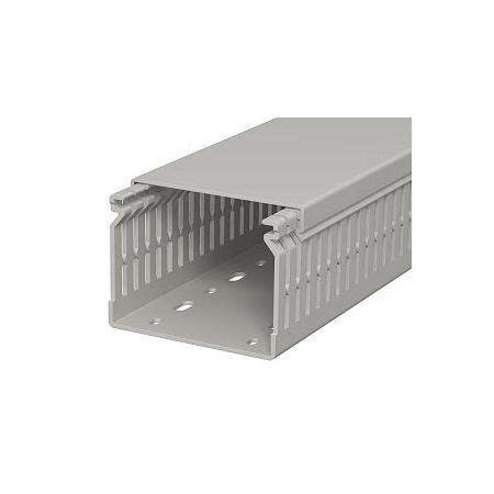 LK4 N 60080 KORYTKO GRZEBIENIOWE PERFOROWANE H60 W80 2M SZARY Z PRZETŁOCZENIEM