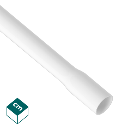 RLM 13-2 BIAŁY RURA INSTALACYJNA KIELICHOWANA 2M FI13