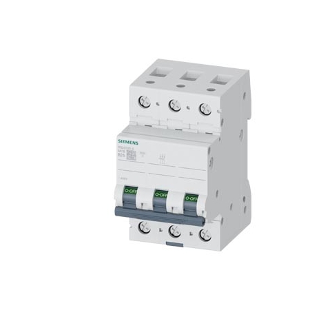 5SL WYŁĄCZNIK NADPRĄDOWY B 25A 3P 3M 6KA