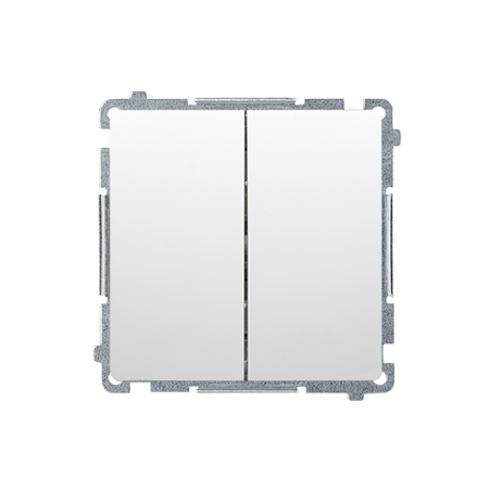 SIMON BASIC MODUŁ BIAŁY ŁĄCZNIK UNIWERSALNY 2X ZACISKI ŚRUBOWE 10AX 250V
