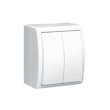 SIMON AQUARIUS BIAŁY ŁĄCZNIK NT SERYJNY IP54 ZACISKI ŚRUBOWE 10AX 250V