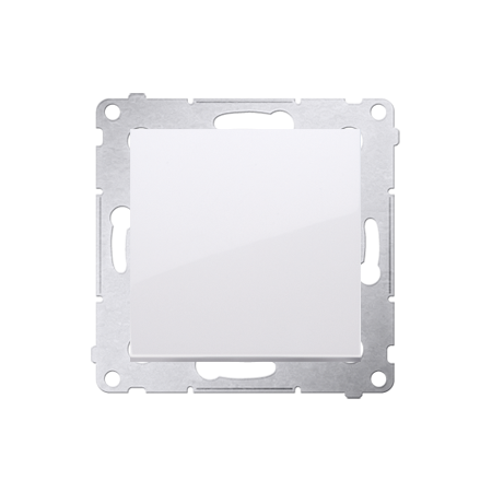 SIMON 54 MODUŁ BIAŁY PRZYCISK 1X 1Z ZACISKI SPRĘŻYNOWE 10AX 250V