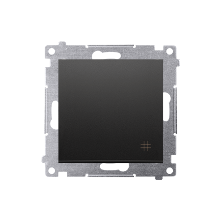 SIMON 54 MODUŁ CZARNY MAT ŁĄCZNIK KRZYŻOWY ZACISKI SPRĘŻYNOWE 10AX 250V