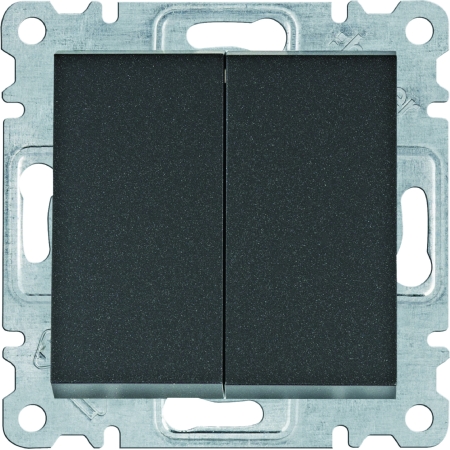 LUMINA SOUL/ INTENSE/ PASSION MODUŁ CZARNY ŁĄCZNIK UNIWERSALNY 2X ZACISKI ŚRUBOWE 10AX 250V