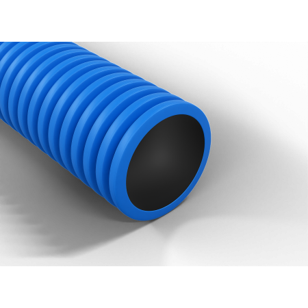QRK160-6 NIEBIESKI RURA OSŁONOWA KARBOWANA DWUWARSTWOWA ZIEMNA HDPE FI160/138 450N/5CM