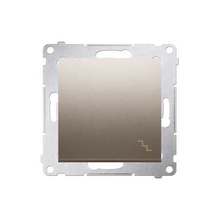 SIMON 54 MODUŁ ZŁOTY MAT ŁĄCZNIK UNIWERSALNY "SCHODY" ZACISKI SPRĘŻYNOWE 10AX 250V