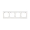 SIMON 55 BIAŁY MAT RAMKA 4X LINE