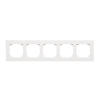 SIMON 55 BIAŁY MAT RAMKA 5X LINE