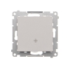 SIMON 55 MODUŁ JASNOSZARY MAT ŁĄCZNIK KRZYŻOWY ZACISKI SPRĘŻYNOWE 10AX 250V
