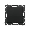 SIMON 55 MODUŁ CZARNY MAT ZAŚLEPKA RAMKI MOCOWANIE ZA POMOCĄ ŁAPEK LUB WKRĘTÓW