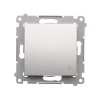 SIMON 54 MODUŁ SREBRNY MAT ŁĄCZNIK KRZYŻOWY ZACISKI SPRĘŻYNOWE 10AX 250V