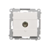 SIMON 55 MODUŁ BIAŁY MAT GNIAZDO TV 1X DO INSTALACJI INDYWIDUALNYCH