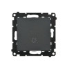 SIMON 55 MODUŁ CZARNY MAT PRZYCISK „DZWONEK” ZACISKI SPRĘZYNOWE 10 AX 250 V