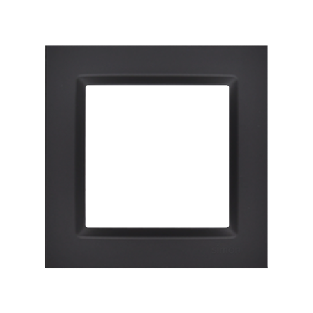 SIMON 10 CZARNY MAT RAMKA 1X