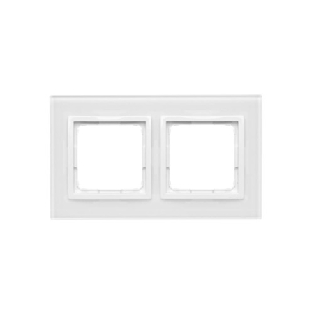 SIMON 54 NATURE BIAŁA PERŁA SZKŁO RAMKA 2X