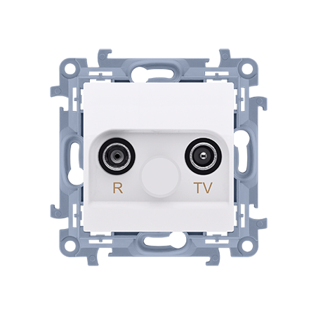 SIMON 10 MODUŁ BIAŁY GNIAZDO RTV KOŃCOWE SEPAROWANE 1DB