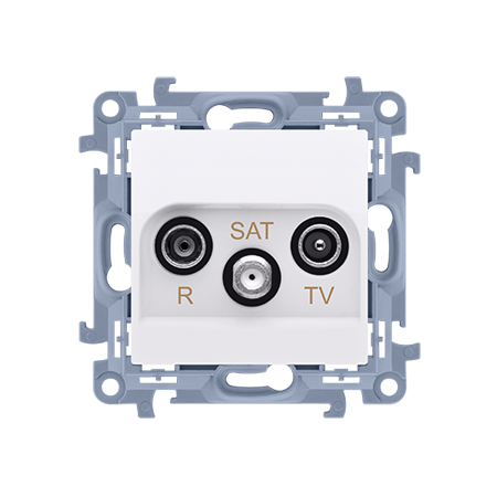 SIMON 10 MODUŁ BIAŁY GNIAZDO RTV-SAT KOŃCOWE 1DB