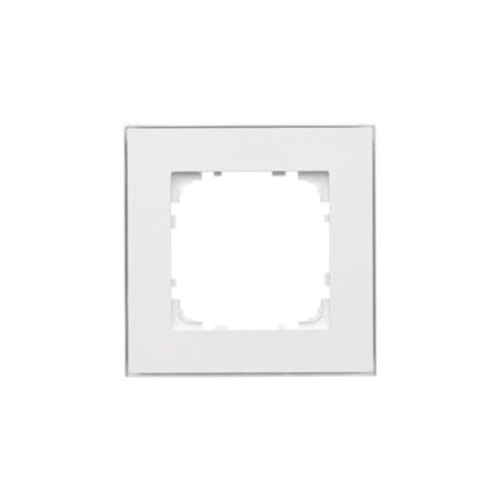 SIMON 55 DUO BIAŁY/ CHROM RAMKA 1X