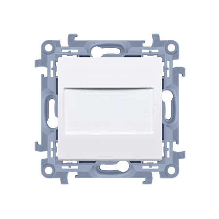 SIMON 10 MODUŁ BIAŁY ZAŚLEPKA Z MOSTKIEM