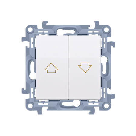 SIMON 10 MODUŁ BIAŁY PRZYCISK ŻALUZJOWY 