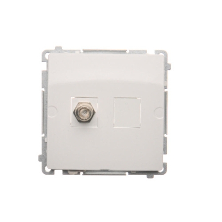 SIMON BASIC MODUŁ BIAŁY GNIAZDO TV TYP F