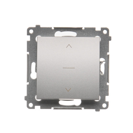 SIMON 54 MODUŁ SREBRNY MAT ŁĄCZNIK ŻALUZJOWY 1-0-2 