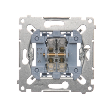 SIMON 54 MECHANIZM ŁĄCZNIK KRZYŻOWY ZACISKI SPRĘŻYNOWE 10AX 250V