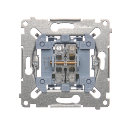 SIMON 54 MECHANIZM PRZYCISK 1X 1Z ZACISKI SPRĘŻYNOWE 10AX 250V