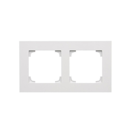 SIMON 55 JASNOSZARY MAT RAMKA 2X LINE