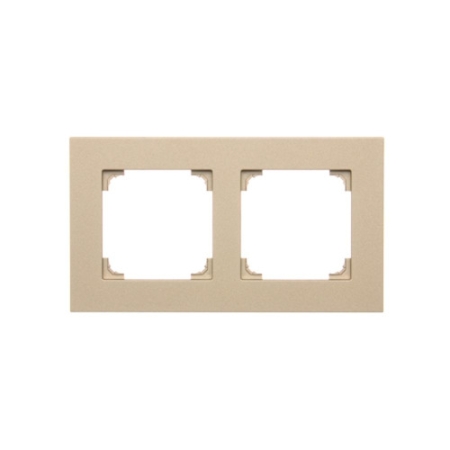 SIMON 55 SZAMPAŃSKI MAT RAMKA 2X LINE