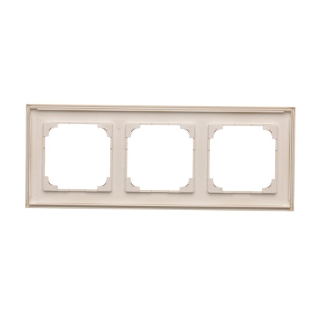 SIMON 55 SZAMPAŃSKI MAT RAMKA 3X LINE