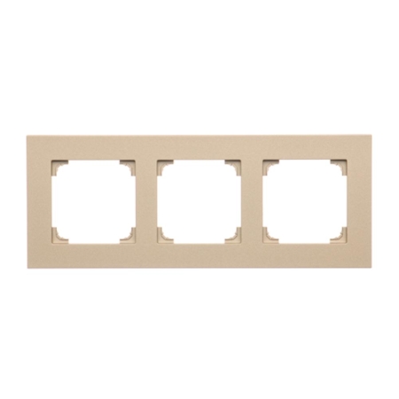 SIMON 55 SZAMPAŃSKI MAT RAMKA 3X LINE