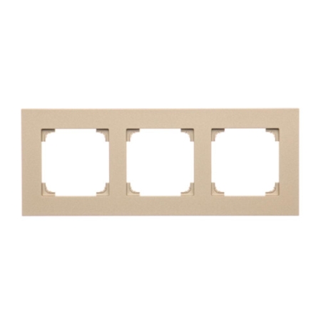 SIMON 55 SZAMPAŃSKI MAT RAMKA 3X LINE